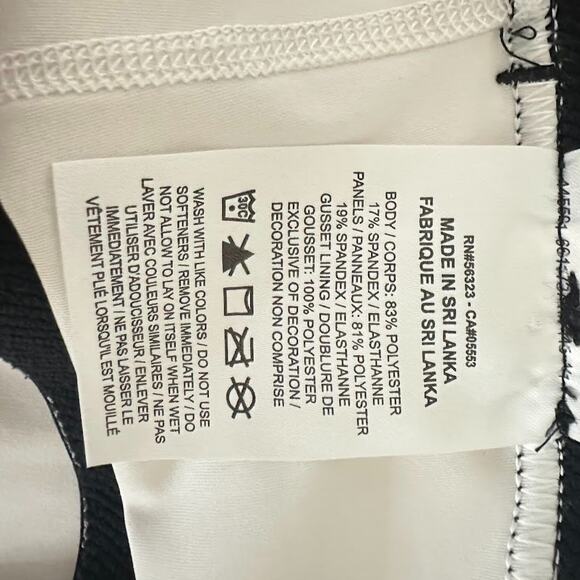 Nike Pro Dri-Fit White Activewear Compression Women's XL Crop Leggings Athletic - Picture 5 of 7